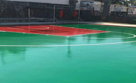 云浮篮球场翻新地面